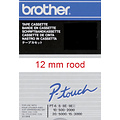 Brother Ruban Brother P-Touch TC202 12mm rouge sur blanc