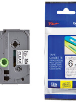 Brother Labeltape Brother P-touch TZE-111 6mm zwart op transparant