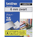 Brother Labeltape Brother P-touch TZE-111 6mm zwart op transparant