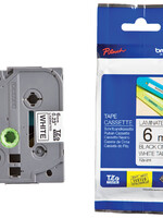 Brother Labeltape Brother P-touch TZE-211 6mm zwart op wit