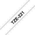 Brother Labeltape Brother P-touch TZE-221 9mm zwart op wit