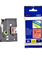 Brother Labeltape Brother P-touch TZE-421 9mm zwart op rood