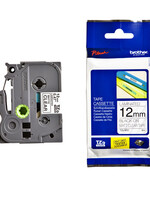 Brother Labeltape Brother P-touch TZE-M31 12mm zwart op mat transparant