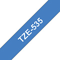 Brother Labeltape Brother P-touch TZE-535 12mm wit op blauw