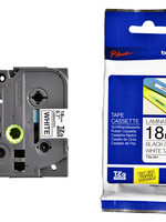 Brother Labeltape Brother P-touch TZE-241 18mm zwart op wit