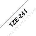 Brother Labeltape Brother P-touch TZE-241 18mm zwart op wit