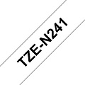 Brother Labeltape Brother P-touch TZE-N241 18mm zwart op wit