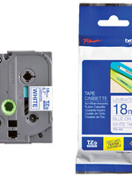 Brother Labeltape Brother P-touch TZE-243 18mm blauw op wit