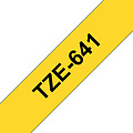 Brother Labeltape Brother P-touch TZE-641 18mm zwart op geel