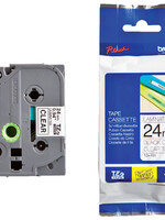 Brother Labeltape Brother P-touch TZE-151 24mm zwart op transparant
