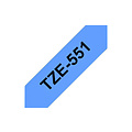 Brother Labeltape Brother P-touch TZE-551 24mm zwart op blauw