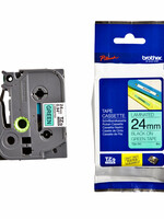 Brother Labeltape Brother P-touch TZE-751 24mm zwart op groen