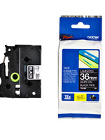 Brother Ruban cassette Brother P-Touch TZe-365 36mm blanc sur noir