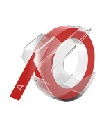 Dymo Ruban Dymo rouleau 9mmx3m vinyle brillant prof rouge