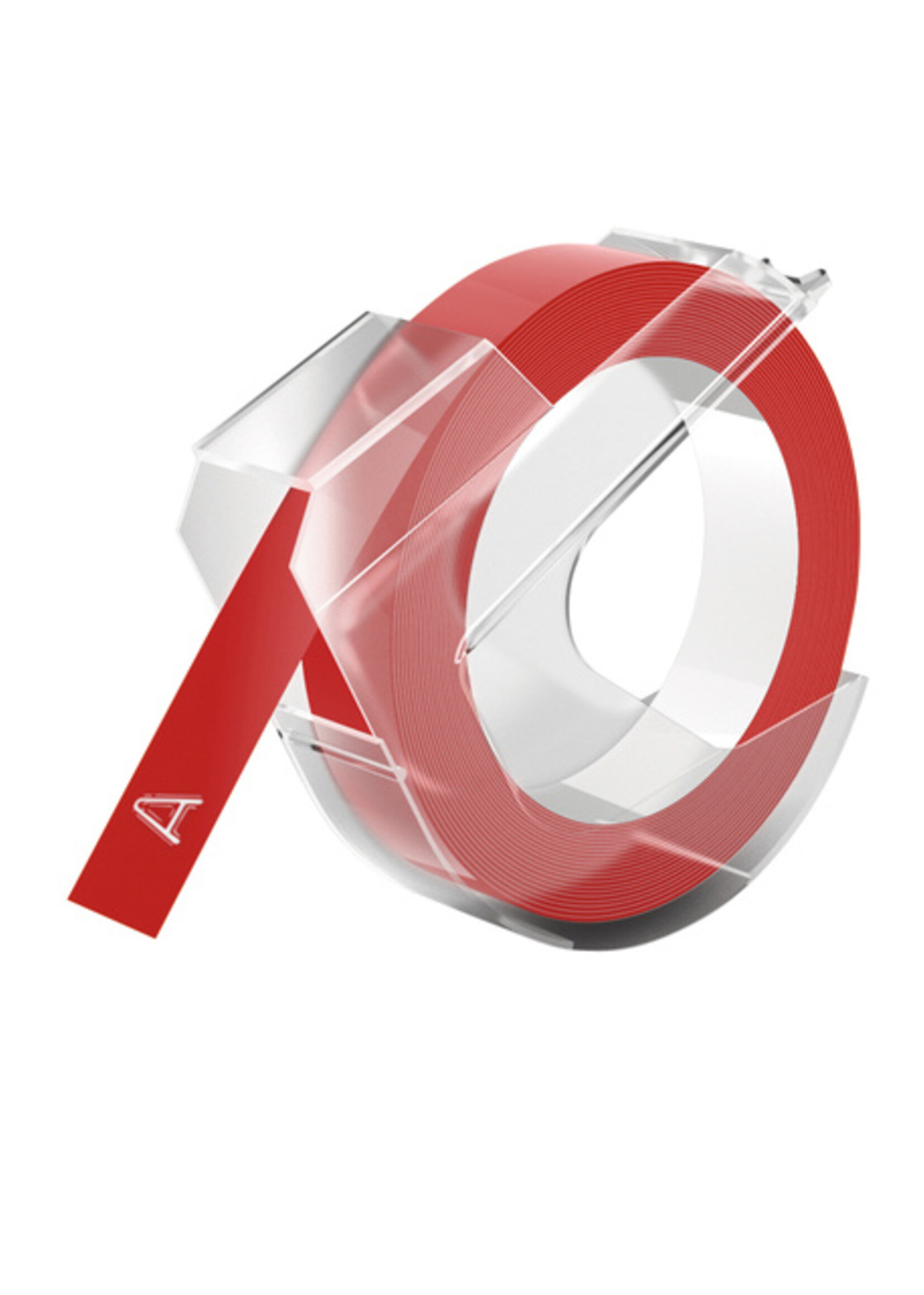 Dymo Ruban Dymo rouleau 9mmx3m vinyle brillant prof rouge