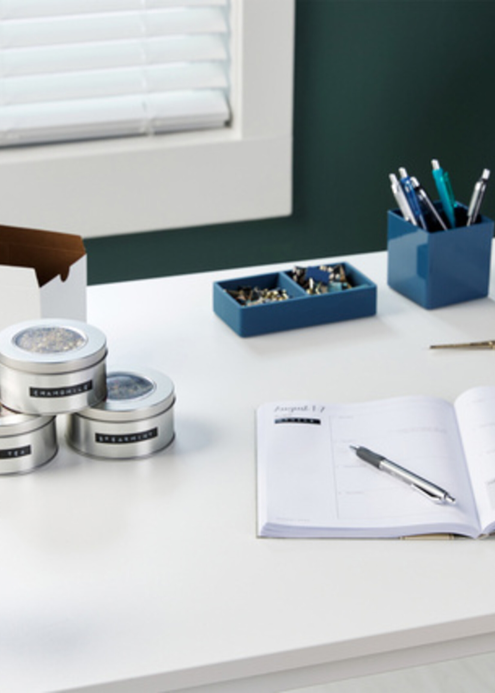 Dymo Labeltape Dymo rol 9mmx3M glossy vinyl prof blauw