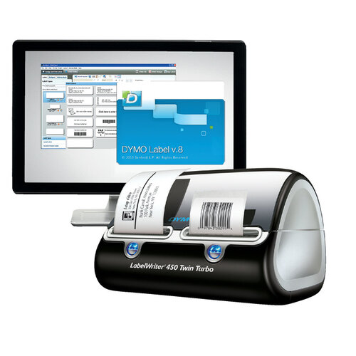 Dymo Imprimante d’étiquettes Dymo LabelWriter 450 Duo Turbo