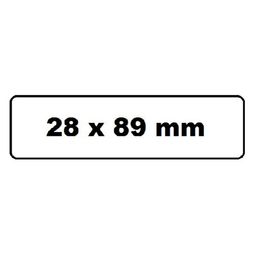 Quantore Labeletiket Quantore 99010 89x28mm adres wit