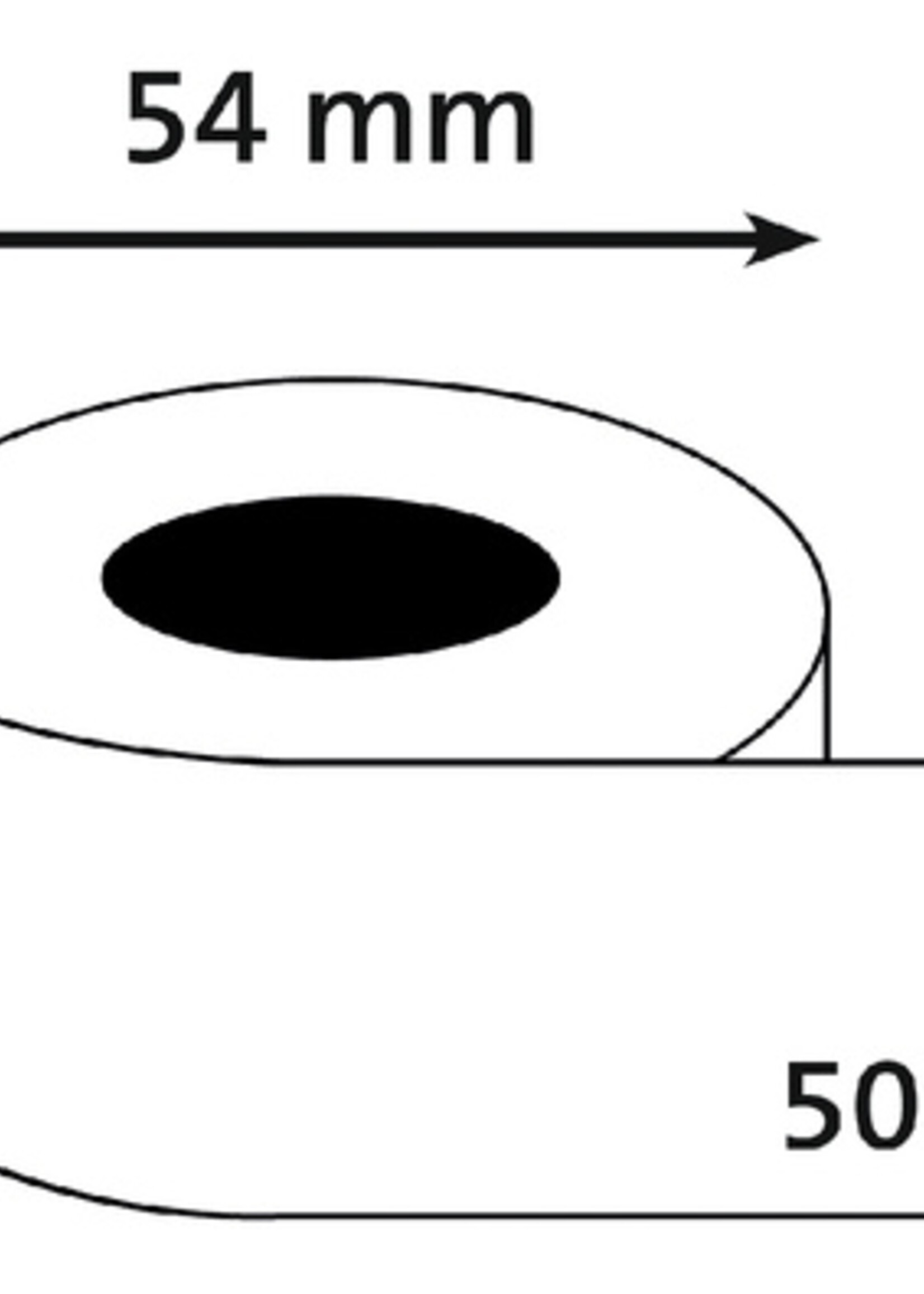 Quantore Labeletiket Quantore 11352 54x25mm retour wit