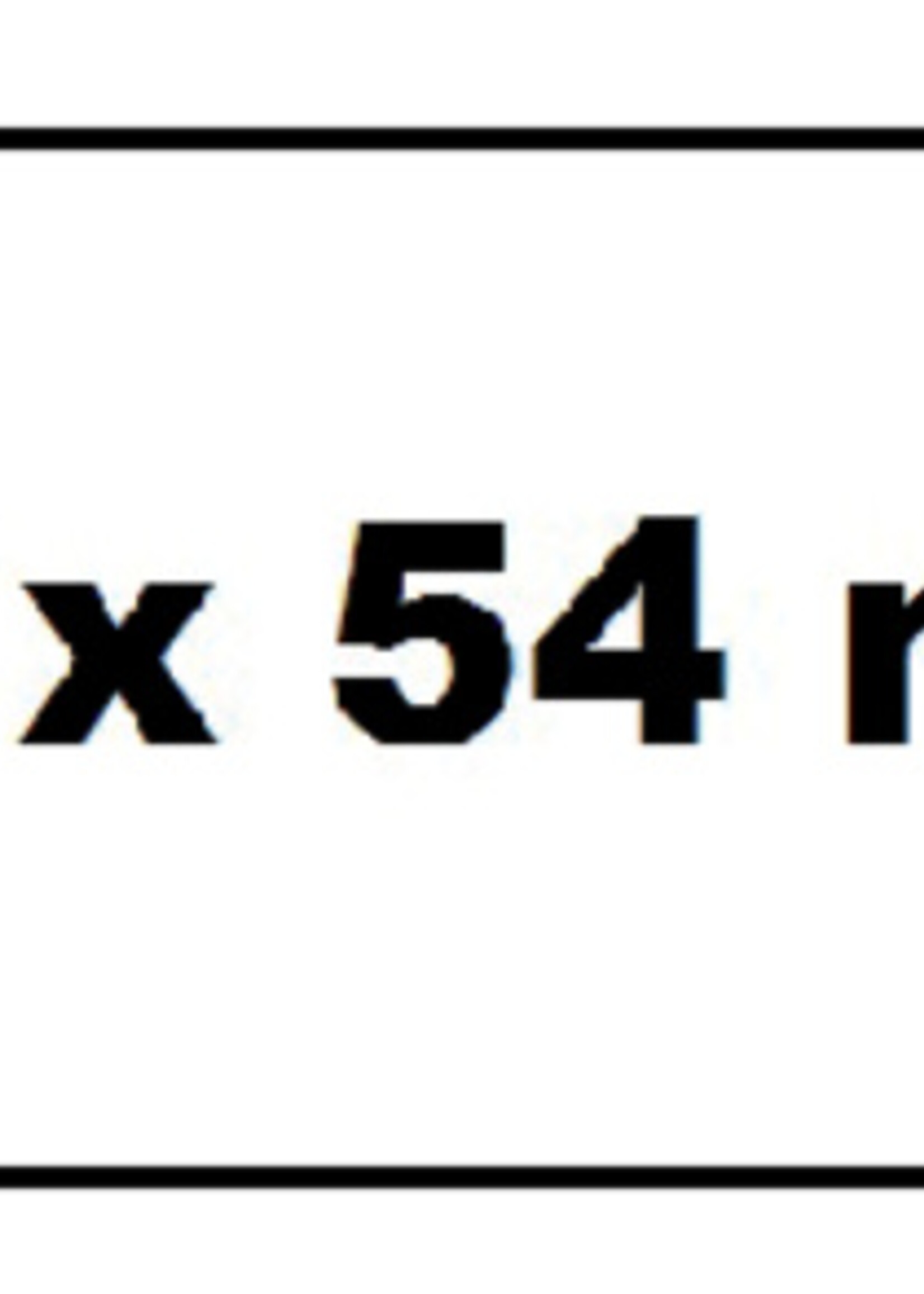 Quantore Etiquette Quantore 11352 54x25mm retour blanc