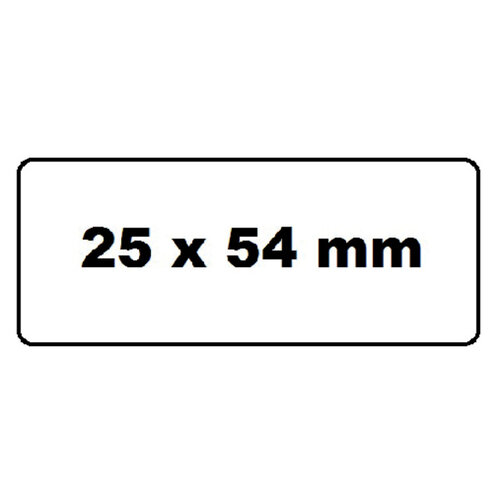 Quantore Labeletiket Quantore 11352 54x25mm retour wit