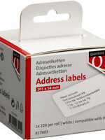 Quantore Labeletiket Quantore 99014 54x101mm badge wit