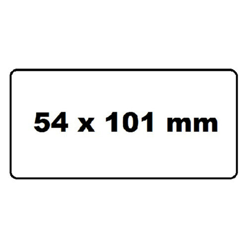 Quantore Labeletiket Quantore 99014 54x101mm badge wit