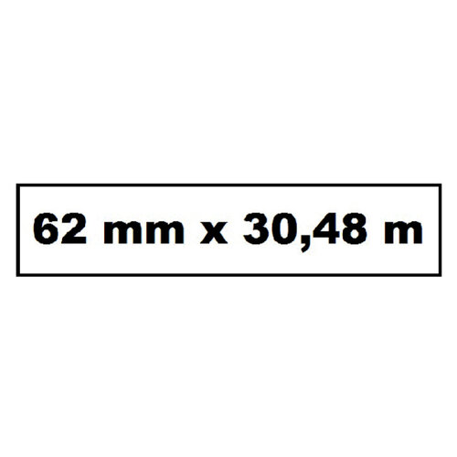 Quantore Labeletiket Quantore DK-22205 62x30.48mm wit