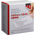 Quantore Labeletiket Quantore DK-11208 38x90mm adres wit