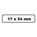 Quantore Etiquettes Quantore DK-11204 17x54mm blanc