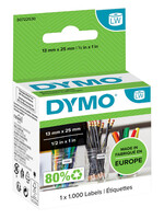 Dymo Etiket Dymo 11353 labelwriter 13mmx25mm verwijderbaar 1000stuks