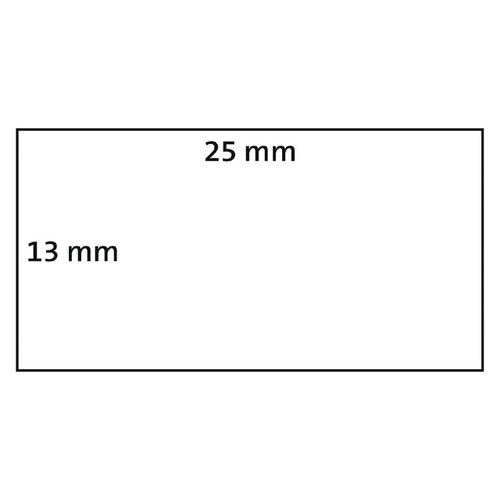 Dymo Etiket Dymo 11353 labelwriter 13mmx25mm verwijderbaar 1000stuks