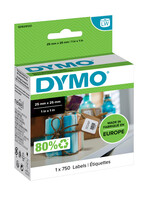 Dymo Étiquettes Dymo LabelWriter 11253 25x25mm décollable 750pcs