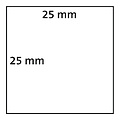 Dymo Etiket Dymo 11253 labelwriter 25x25mm verwijderbaar 750stuk