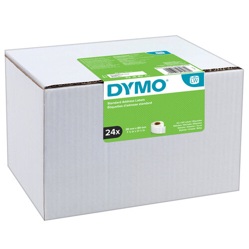 Dymo Etiket Dymo 13188 labelwriter 28x89mm adreslabel 3120stuks