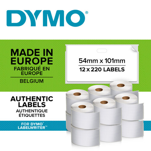 Dymo Etiquette adresse amovible Dymo 11354 LabelWriter 32x57mm 12000 pièces