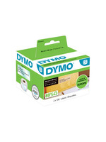 Dymo Etiket Dymo 99013 labelwriter 36x89mm adreslabel transparant 260stuks