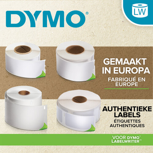 Dymo Etiket Dymo 11356 labelwriter 41x89mm badge 300stuks