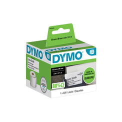 Etiket Dymo 92910 labelwriter 51x89mm naamkaart 300stuks