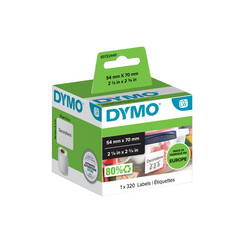 Etiquette Dymo LabelWriter 99015 54x70mm disquette 320pcs