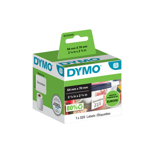 Dymo Etiquette Dymo LabelWriter 99015 54x70mm disquette 320pcs