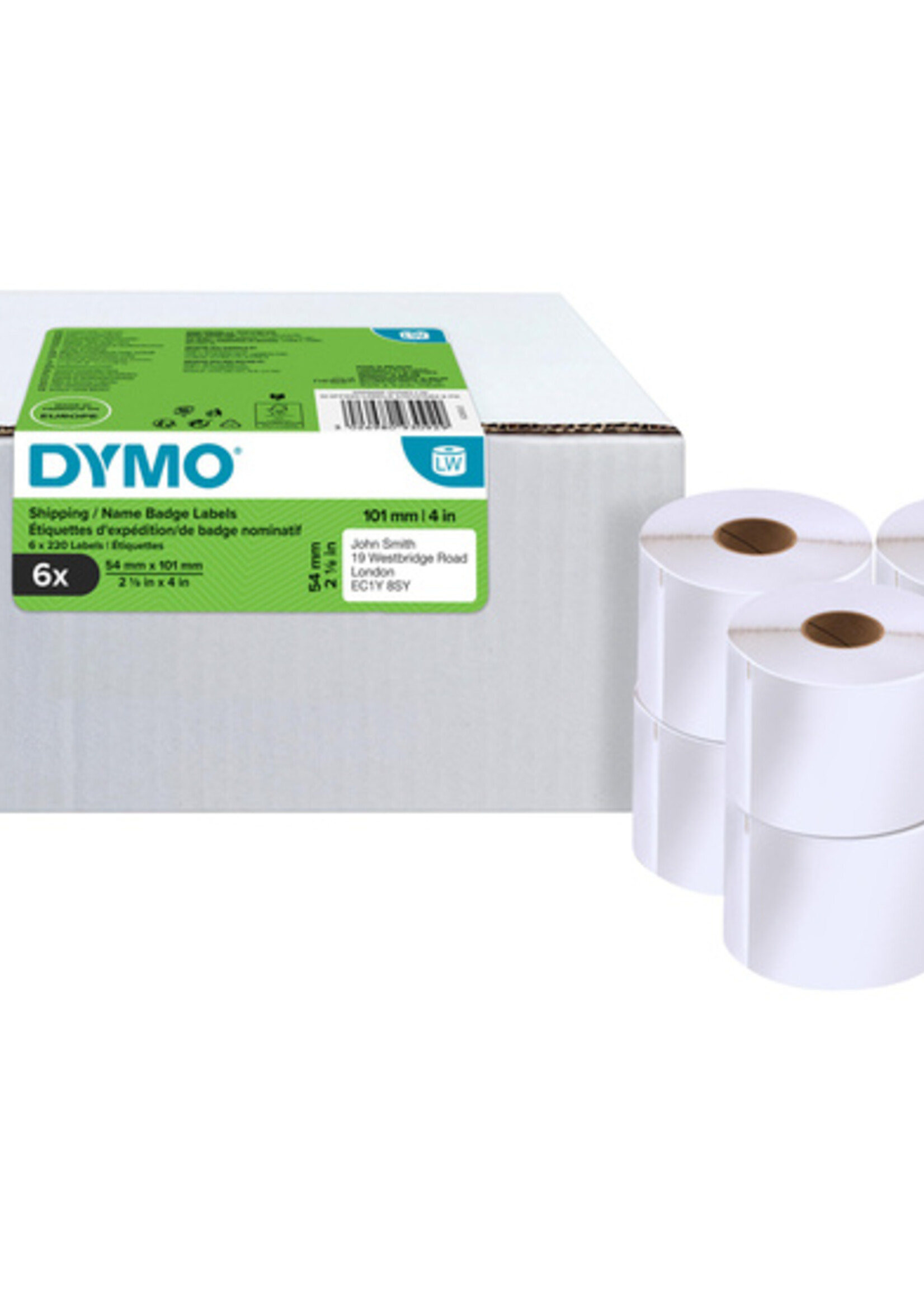 Dymo Etiquette Dymo 99014 LabelWriter 54x101mm 1320 pièces