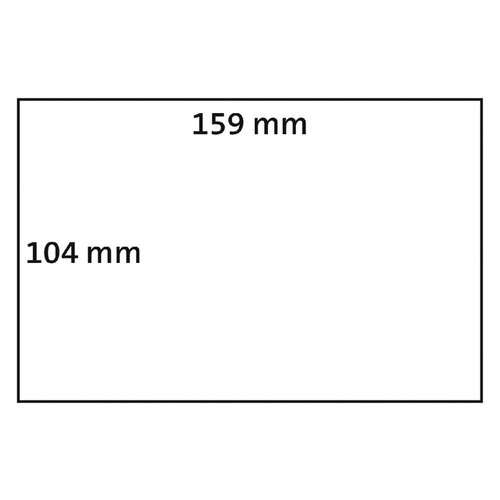 Dymo Etiket Dymo 904980 labelprint  5XL 104x159mm 220st.