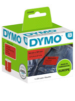 Dymo Etiquette Dymo 2133399 LabelWriter 54x101mm Badge noir/rouge 220 pièces.