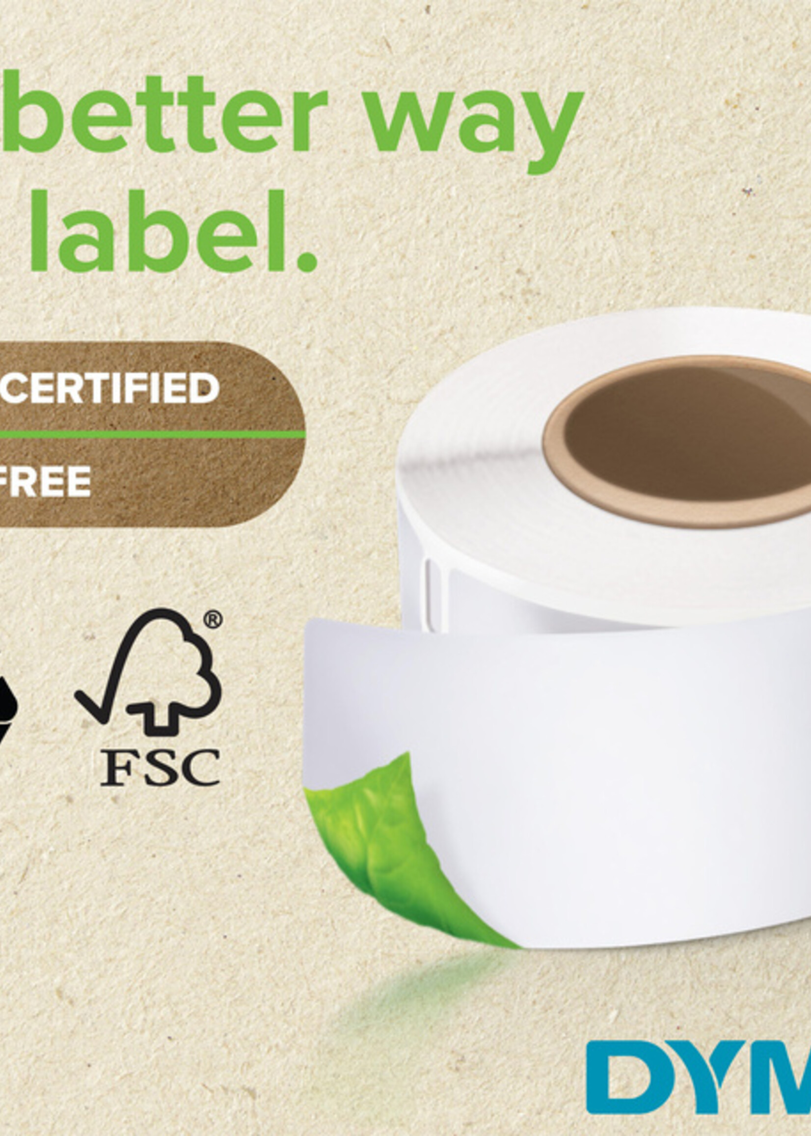 Dymo Etiquette Dymo 2177564 LabelWriter adresse 25x54mm blanc 6x 1000 pièces