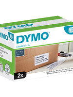 Dymo Etiquette Dymo 947420 LabelPrint 450 102x59mm blanc 2x575 pièces