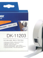 Brother Etiket Brother DK-11203 17x87mm archivering 300stuks
