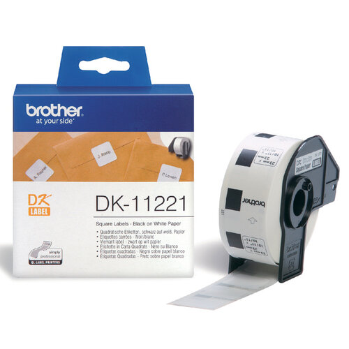Brother Etiquette Brother DK-11221 23x23mm 1000 pièces