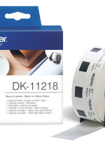 Brother Etiket Brother DK-11218 24mm rond 1000stuks