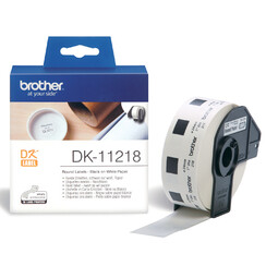 Etiquette Brother DK-11218 24mm ronde 1000 pièces